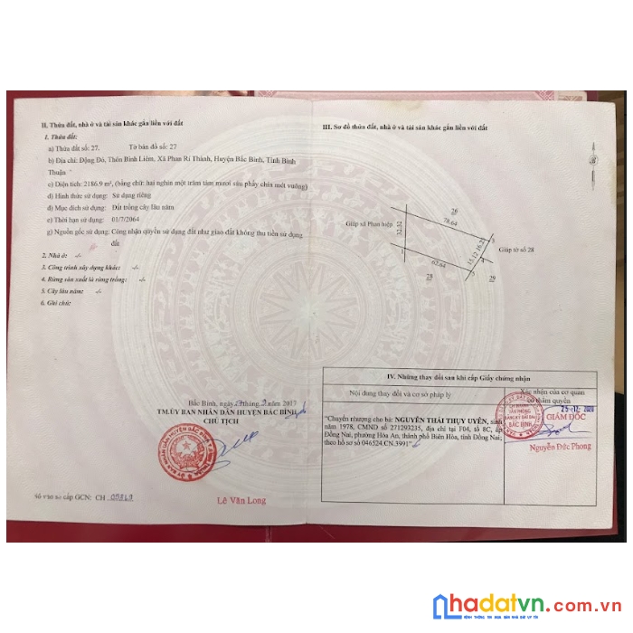 Bán 2186m2 đất vườn, cách ql1a~3km, dt716~2km, liền kề đường liên huyện liên xã. sổ sẵn