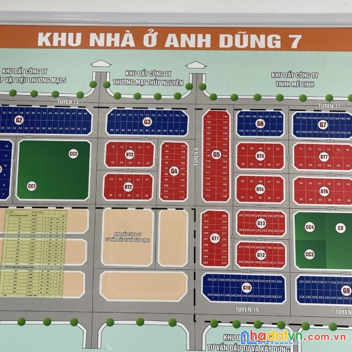 Bán lô 74 g3 khu đô thị anh dũng 7 trục đường đôi 25m giá cực nét