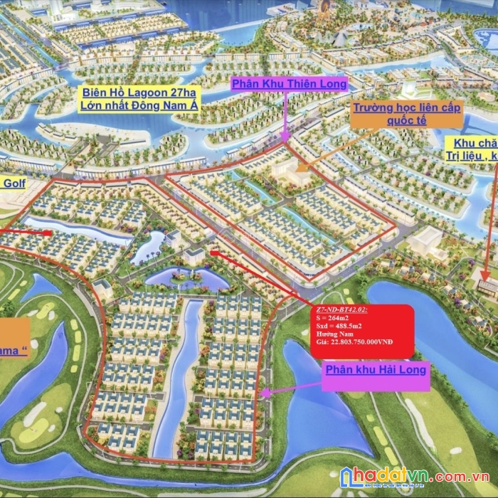 Biệt  thự hoa hậu biển kinh doanh villas siêu lợi nhuận đồi rồng đồ sơn