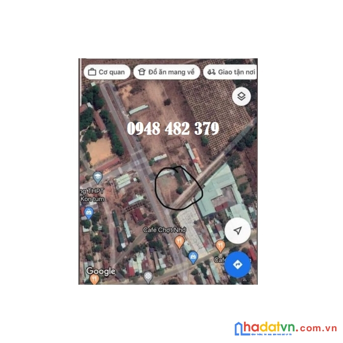 Cần bán lô đất 3 mặt tiền tại p.ngô mây, tp.kon tum, kon tum.