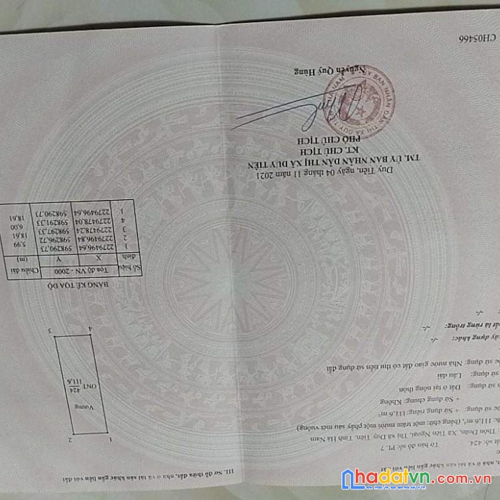 Chính chủ cần bán mảnh đất vị trí đẹp tại hà nam