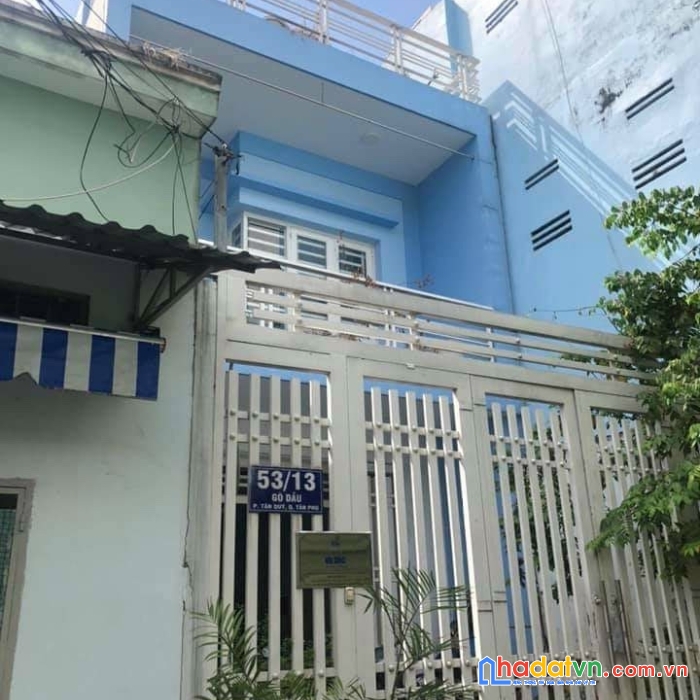 Cho thuê nhà nguyên căn - hẻm xe tải - cách mt gò dầu 30m nhà cuối hẻm