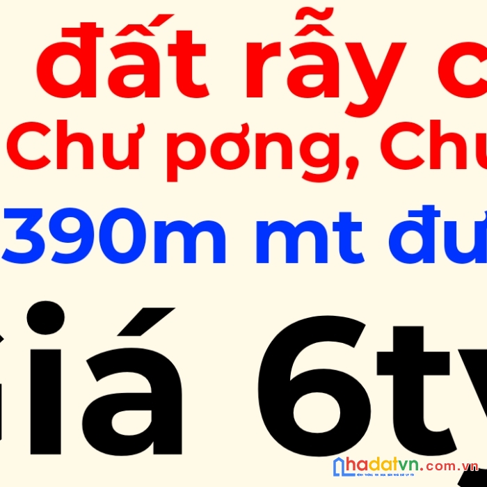 Bán 3ha đất rẫy tại xã chư pơng, huyện chư sê, gia lai.