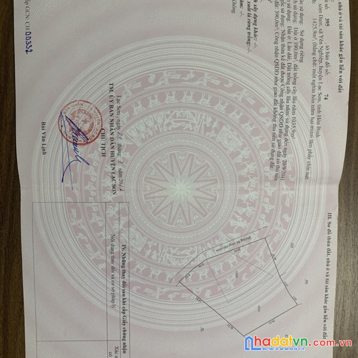 Bán 1400m2 view hồ lạc sơn, hoà bình nhỉnh 1 tỷ