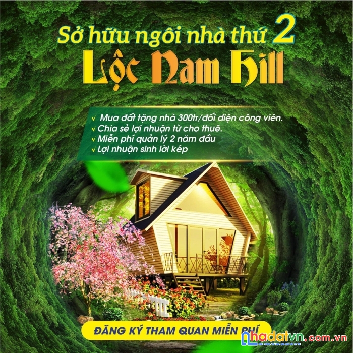 Chính chủ bán đất nghỉ dưỡng tặng nhà gần tp bảo lộc view đồi núi săn mây lãng mạn 0932627439