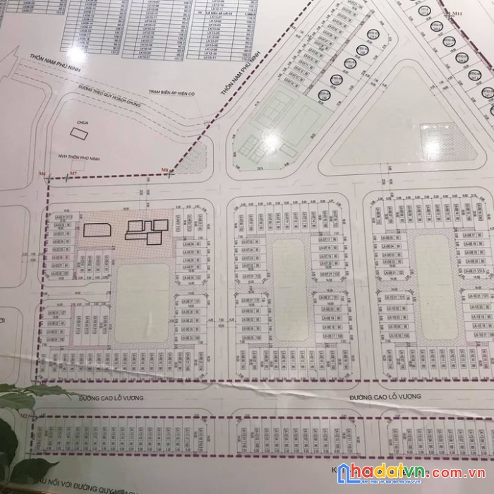 Chúng tôi cần ra nhanh 20 lô đất dự án khu nhà ở nam phú ninh, huyện gia bình, tỉnh bắc ninh