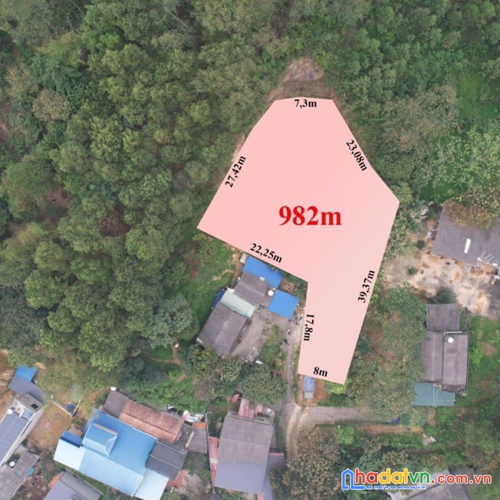 Bán lô 982m2 xây biệt thự nhà vườn xã hóa thượng,huyện đồng hỷ ,tỉnh thái nguyên.3ty xxx