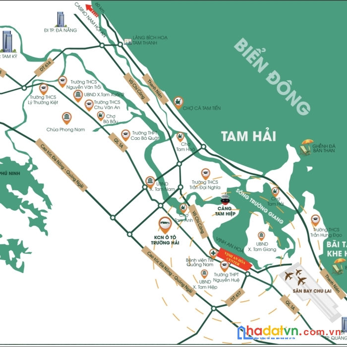 Mở bán đất nền khu dân cư chợ trạm núi thành chu lai. đã có sổ