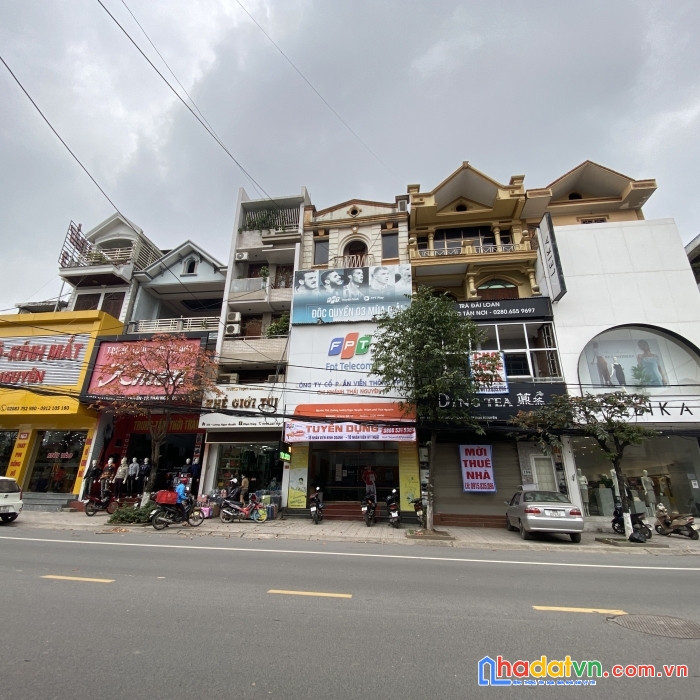 Bán nhà siêu phẩm mặt đường lương ngọc quyến,tp thái nguyên. 18ty