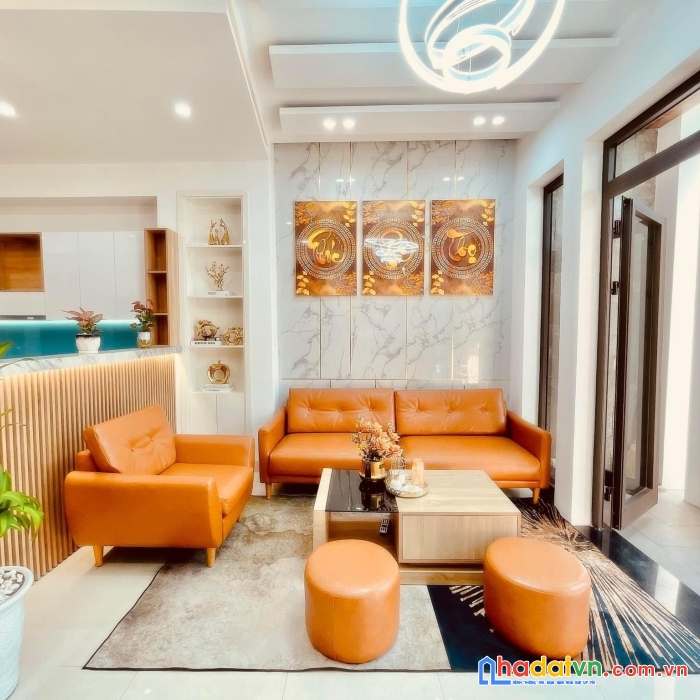 .nhà k ô tô 5m thẳng thông hoàng diệu, 4 tầng đúc, 60m2