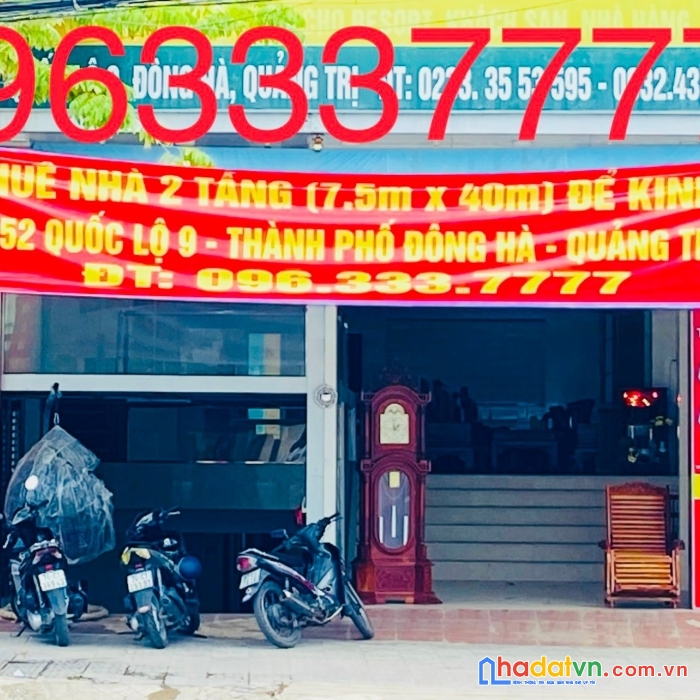 Cho thuê nhà dài hạn tại số nhà 52 quốc lộ 9, phường 1, thành phố đông hà, tỉnh quảng trị