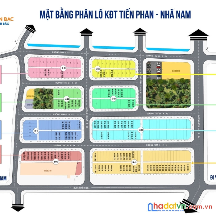 Nhã nam tân yên  . mặt đường quốc lộ lớn . vỉ hè 18m giá chỉ từ 1.7xx