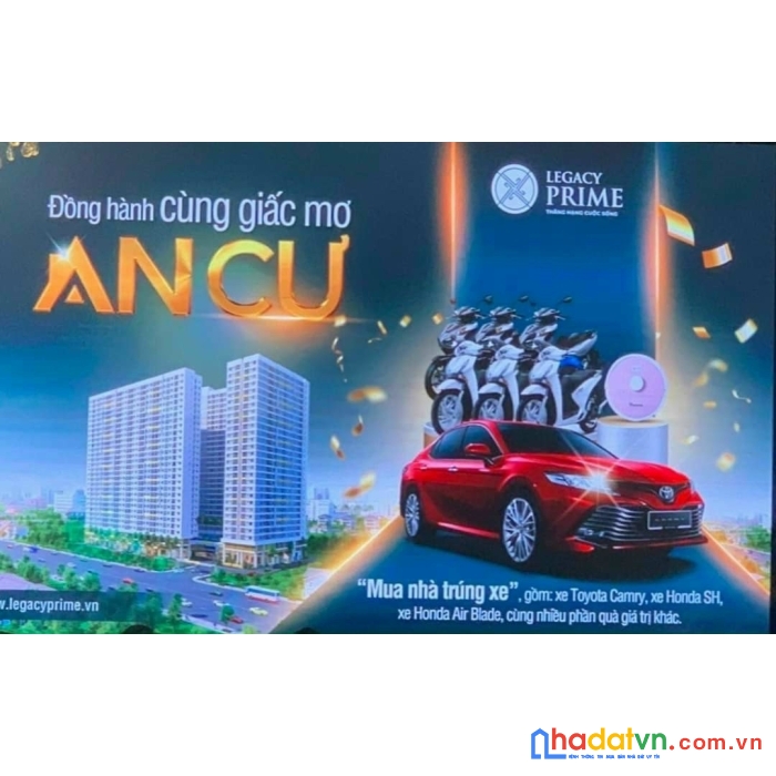 Căn hộ legacy prime tại thành phố mới bình dương chính thức đặt chỗ
