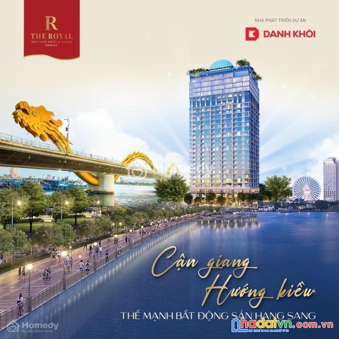Căn hộ cao cấp the royal ngay trung tâm tp đà nẵng, trực diện sông hàn, sở hữu lâu dài