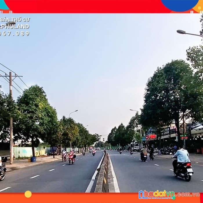 Nhà mặt tiền đường, 289m2, ngang 9m. gần mặt tiền lê thị riêng - lê văn khương