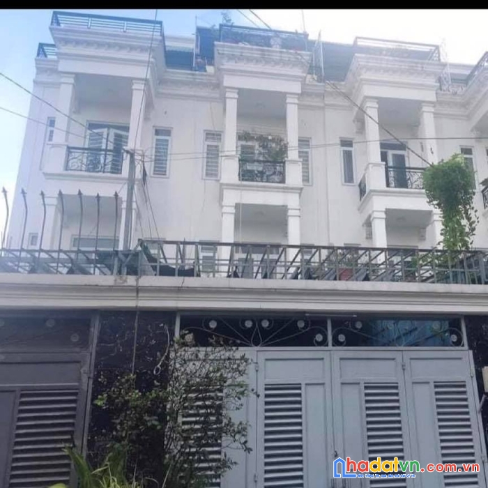 Bán nhà 4 tầng khu phân lô dt 112m2 thạnh lộc quận 12 nhỉnh 5 tỷ.