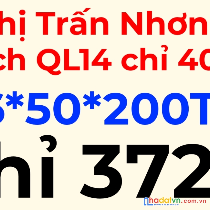 Bán 6m đất thổ cư tại thị trấn nhơn hòa, gia lai. giá chỉ 372tr