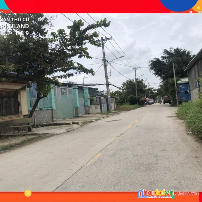 23 triệu/m2. đất thổ 1679m2. gần đường hà huy giáp - chợ đường, quận 12.