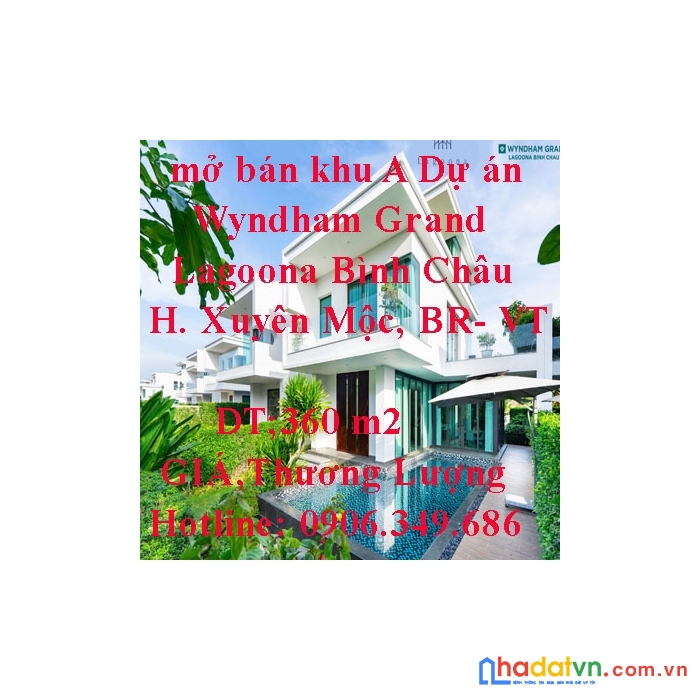 Wyndham grand lagoona bình châu - ngôi nhà nghỉ dưỡng giữa lòng resort nguyên sinh