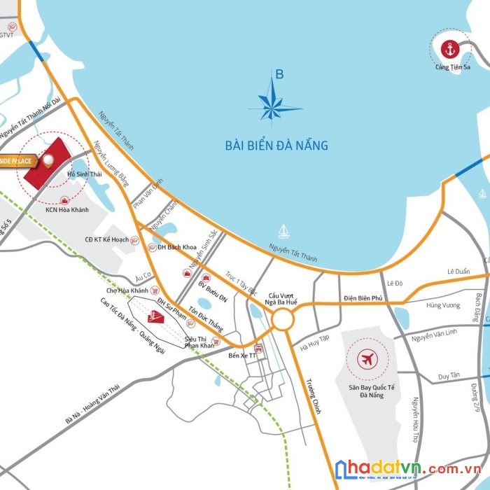 Bán 117m2 đường 7,5m đối diện trường học tại khu đô thị homeland centrarl park - đà nẵng