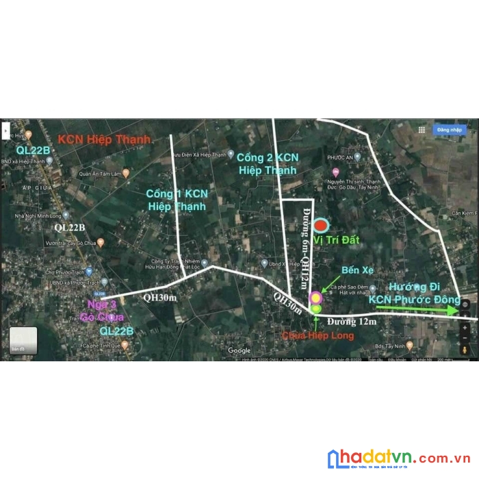 Bán đất nền cây da hiệp thạnh gò dầu