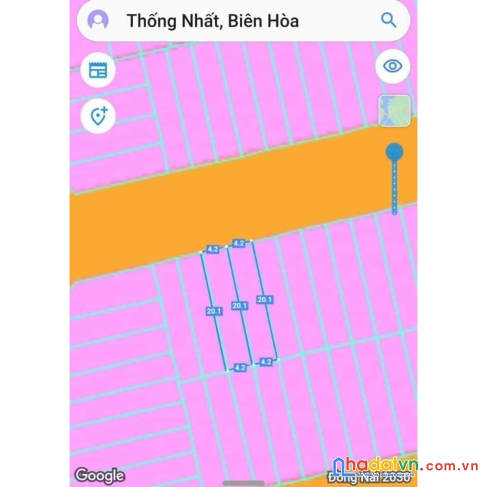 Bán 1 cặp đường n 12 võ thị sáu biên hà đồng nai