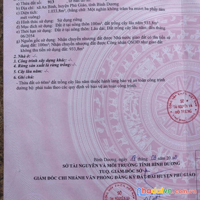 Ét o ét nhanh tay có ngay lô đất đẹp tại phú giáo