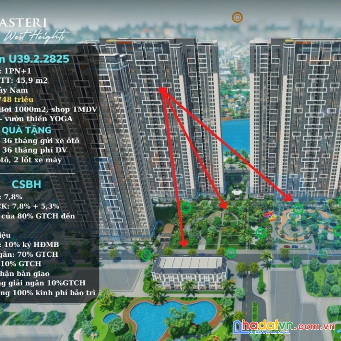 Khám phá nhà mẫu - masteri west heights