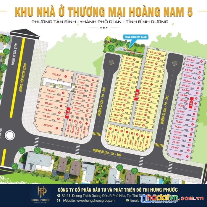 Sở hữu đầu tư ngay khu nhà ở thương mại - dự án nhà phố hoàng nam 5