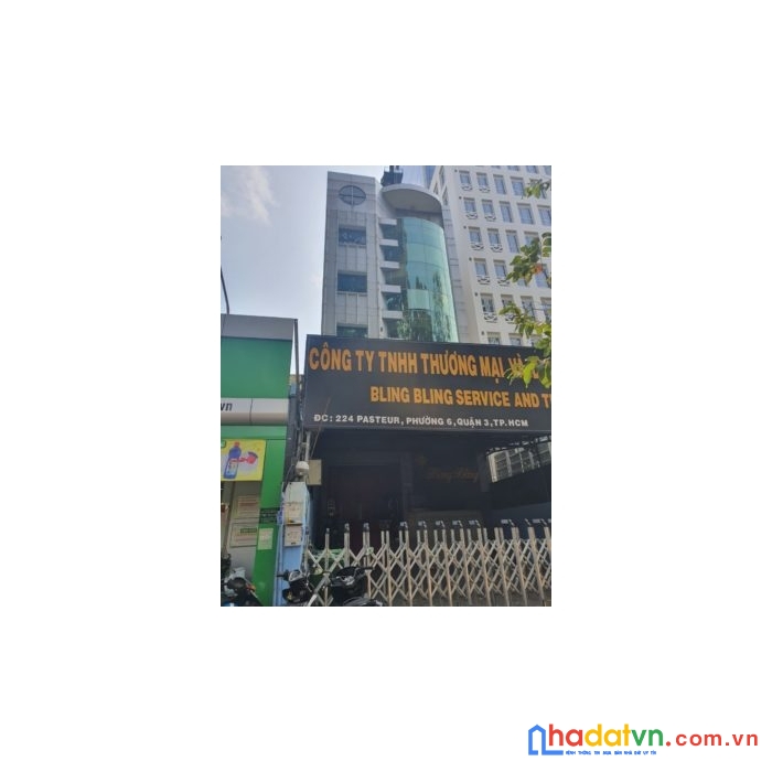 Bán tòa nhà đường pasteur, p.3, quận 3, 16x32m, hầm 7 lầu, hđ thuê 25000$/tháng