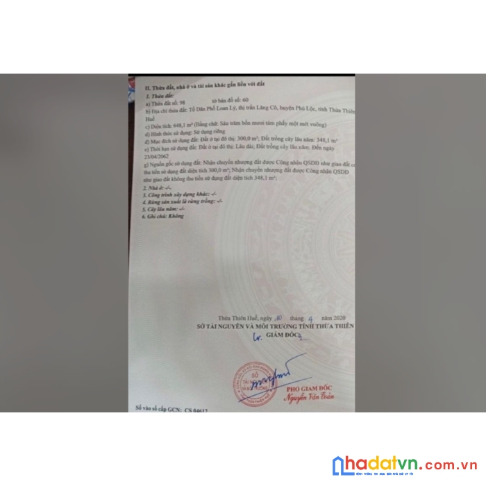 Bán đất view đầm lập an thị trấn lăng cô, phú lộc, thừa thiên huế