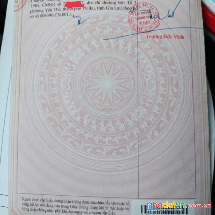 Đất chính chủ siêu rẻ tại tổ 3, p đống đa, tp pleiku, t gia lai