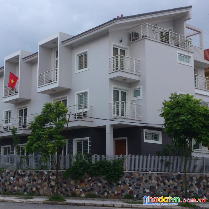 Biệt thự song lập vạn phúc 375m2, 5 tầng, mt 25m, lô góc -  3 thoáng - 3 mặt đường ô tô - kinh