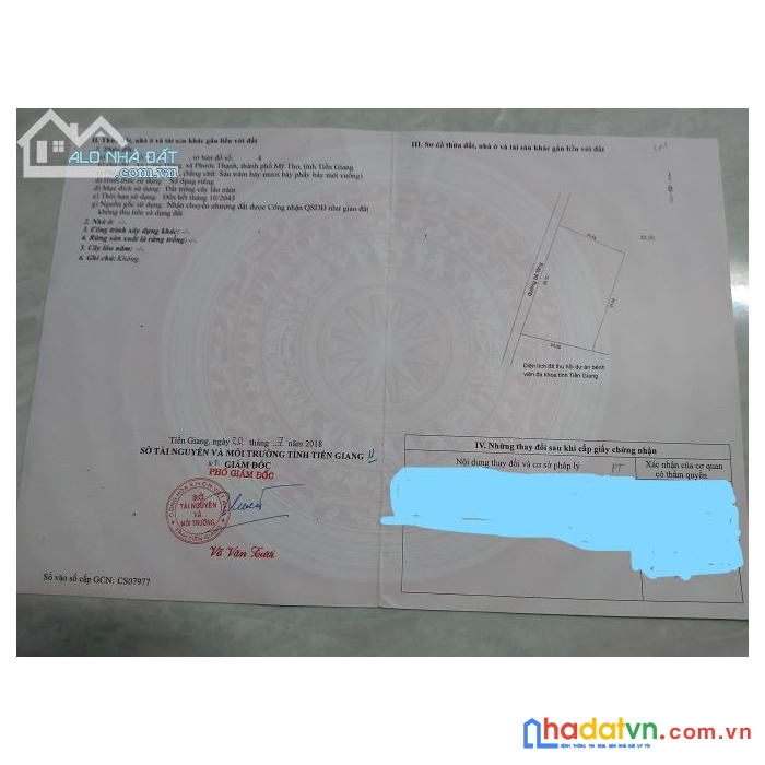 Bán đất cổng hông bệnh viện đa khoa ấp long hưng, xã phước thạnh, thành phố mỹ tho, tiền giang