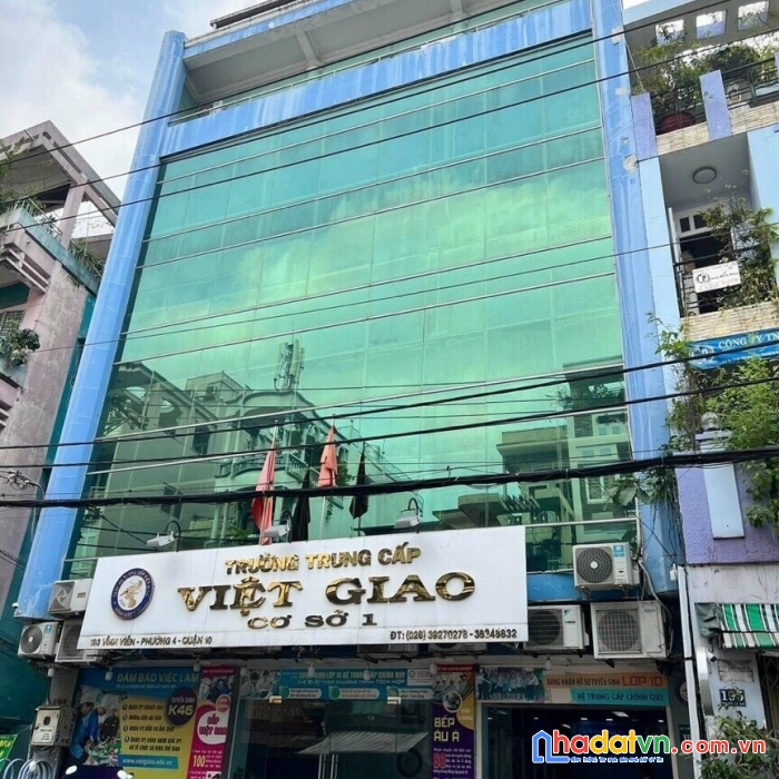 Mt 193 vĩnh viễn, p4, quận 10, 11x13m, trệt 5 tầng, hđ thuê 140tr/tháng