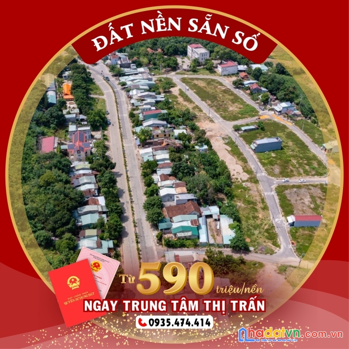 Đất ở đô thị tại quảng nam giá đầu tư đúng 590 triệu/ nền