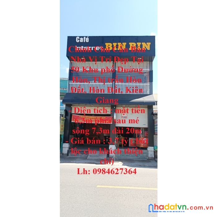 Chính chủ cần bán nhà vị trí đẹp tại kiên giang