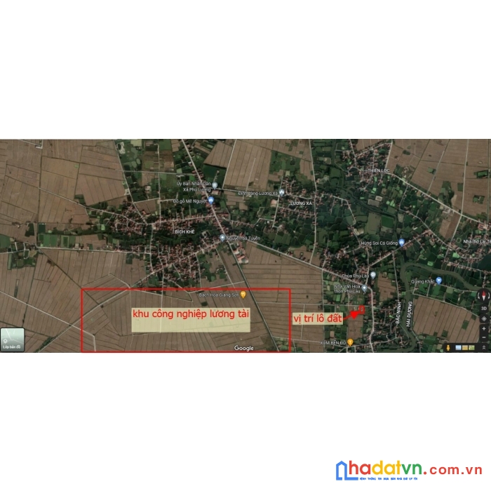 Cắt lỗ vài trăm, lô đất 370m2, sát khu công nghiệp lương tài