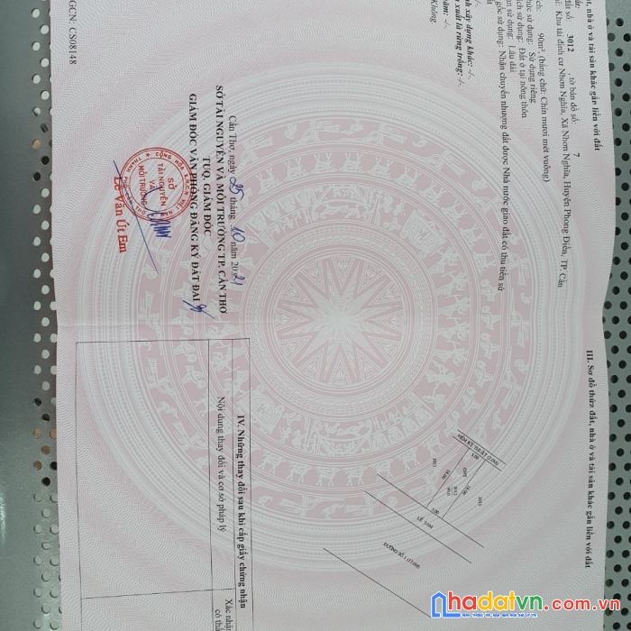 Đất chính chủ - vị trí đẹp tại xã nhơn nghĩa huyện phong điền tp cần thơ