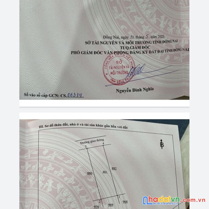 Cần  bán gấp lô đất long thành đi định cư