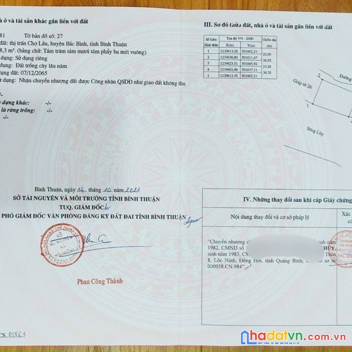 Khách kẹt tiền cần bán gấp lô đất bình châu