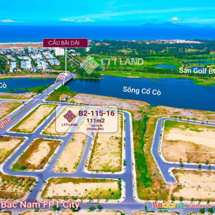 Cần bán nhanh lô khu r3 fpt gần sông gần biển