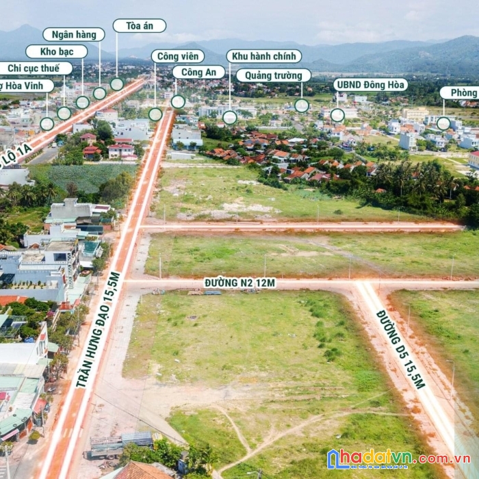 Đất nền đô thị biển ngay trung tâm hành chính đông hòa - phú yên