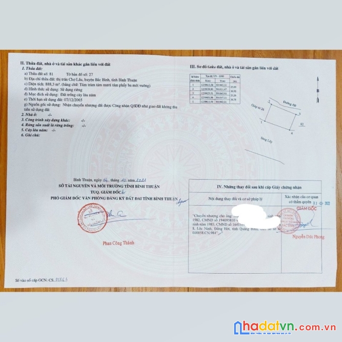 Cần bán nhanh lô bắc bình cho ông anh kẹt tiền