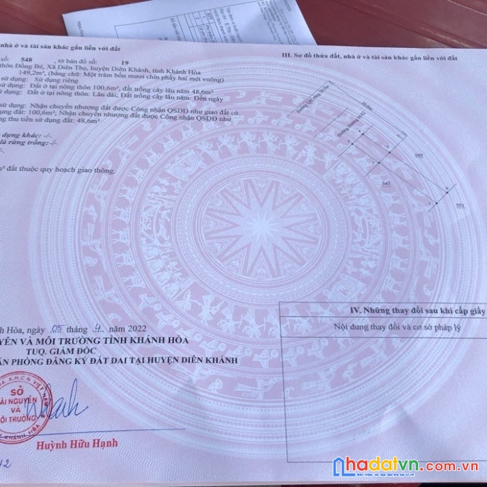 Sở hữu ngay lô đất đẹp vị trí đắc địa tại khánh hòa