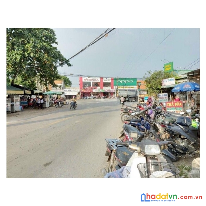 Bán đất mặt tiền dt750, đối diện với chợ và ubnd ở bàu bàng