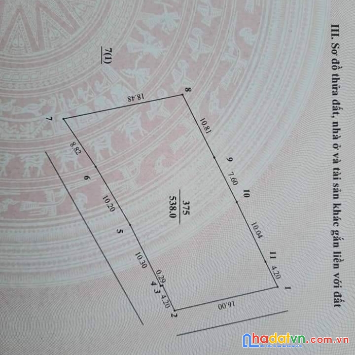 Đất sổ đỏ chính chủ 540m2 hồ tùng mậu- cầu giấy-lô góc- mt 50m- 54 tỷ ( có thương lượng)
