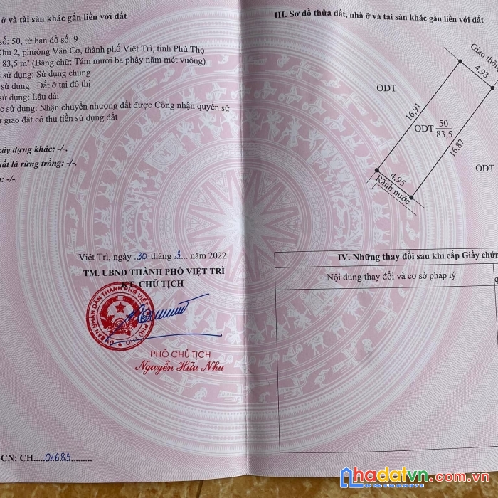 Sở hữu lô đất có luôn nhà tầng tại thành phố việt trì