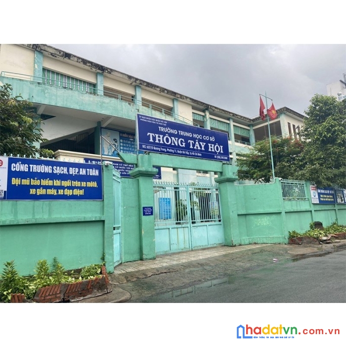 Trung tâm gò vấp, đường quang trung, 57m2, 4.1 tỉ