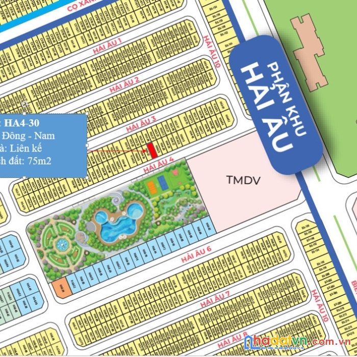 Tôi cần bán nhanh liền kề 75m2 hải âu view trực diện  vườn hoa công viên  the empire ocean park 2